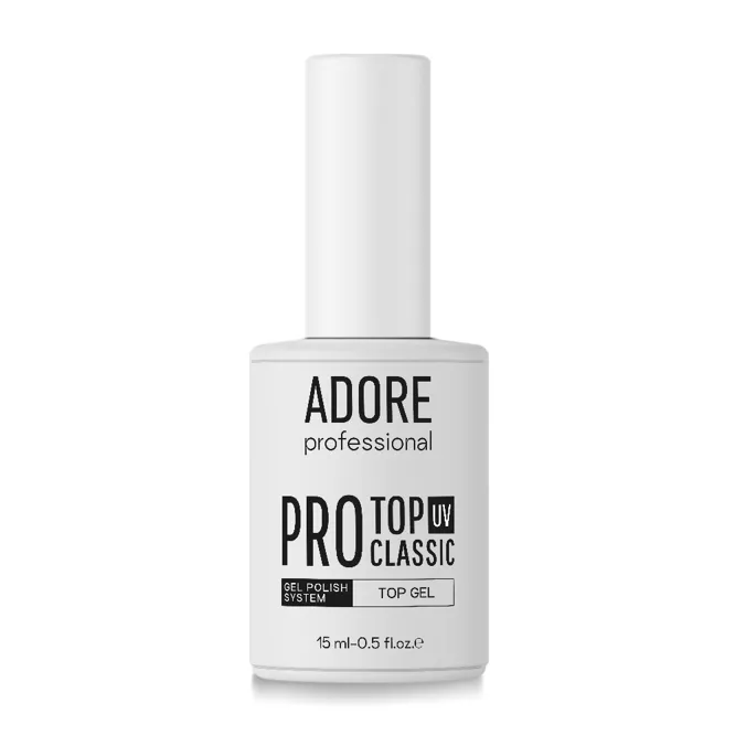 Фініш без липкого шару з UV-фільтрами, 15 мл PRO CLASSIC TOP UV ADORE